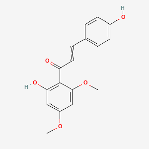 1-(2-hydroxy-4,6-dimethoxyphenyl)-3-(4-hydroxyphenyl)prop-2-en-1-one - 