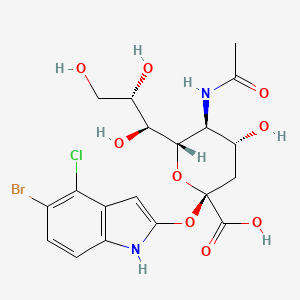 5-Bromo-4-chloroindol-3-YL-5-acetamido-3,5-dideoxy-alpha-D-glycero-D-galacto 2-nonulopyranosidonic acid ammonium - 