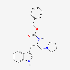 (S)-benzyl 1-(1H-indol-3-yl)-3-(pyrrolidin-1-yl)propan-2-yl(methyl)carbamate - 