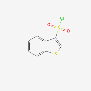 7-Methyl-1-benzothiophene-3-sulfonyl chloride - 