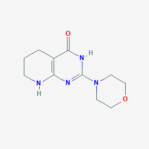 2-(Morpholin-4-yl)-3H,4H,5H,6H,7H,8H-pyrido[2,3-d]pyrimidin-4-one - 