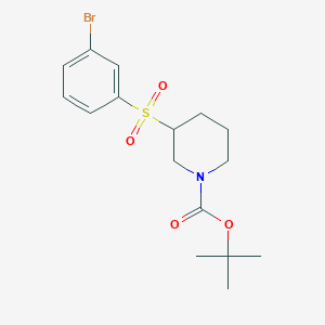 3-(3-Bromo-benzenesulfonyl)-piperidine-1-carboxylic acid tert-butyl ester - 887590-11-6