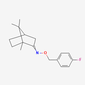 1,7,7-Trimethyl-bicyclo[2.2.1]heptan-2-one O-(4-fluoro-benzyl)-oxime - 