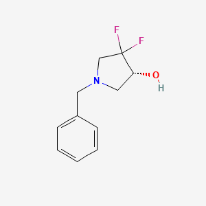 (R)-1-Benzyl-4,4-difluoropyrrolidin-3-ol - 