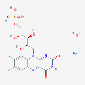 (2R,3S,4S)-5-(7,8-Dimethyl-2,4-dioxo-3,4-dihydrobenzo[g]pteridin-10(2H)-yl)-2,3,4-trihydroxypentyldihydrogenphosphate,sodiumsalthydrate(1:x:y) - 
