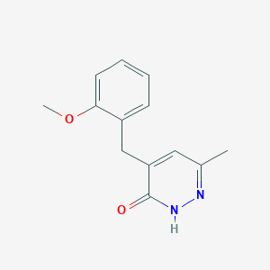 4-(2-Methoxy-benzyl)-6-methyl-2H-pyridazin-3-one - 