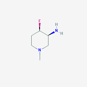 (3S,4R)-4-Fluoro-1-methylpiperidin-3-amine - 