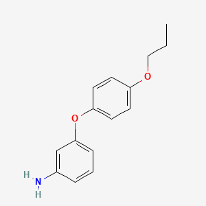 3-(4-Propoxy-phenoxy)-phenylamine - 887580-04-3