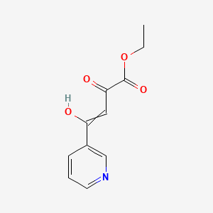 (Z)-ethyl 2-hydroxy-4-oxo-4-(pyridin-3-yl)but-2-enoate - 