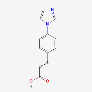 (2E)-3-[4-(Imidazol-1-YL)phenyl]prop-2-enoic acid - 