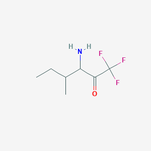 3-Amino-1,1,1-trifluoro-4-methylhexan-2-one - 
