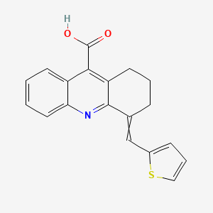 4-Thiophen-2-ylmethylene-1,2,3,4-tetrahydro-acridine-9-carboxylic acid - 