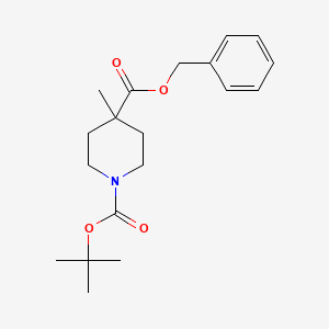Benzyl 1-tert-butoxycarbonyl-4-methyl-4-piperidinecarboxylate - 
