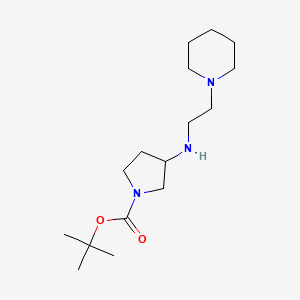 1-Boc-3-[(piperidin-1-ylethyl)-amino]-pyrrolidine - 887579-07-9