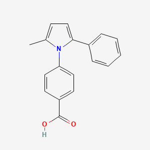 4-(2-methyl-5-phenyl-1H-pyrrol-1-yl)benzoic acid - 26180-30-3