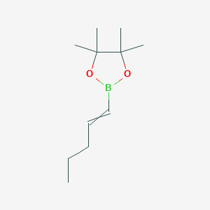 4,4,5,5-Tetramethyl-2-[(1E)-pent-1-EN-1-YL]-1,3,2-dioxaborolane - 