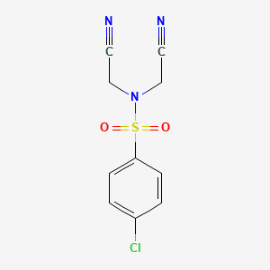 4-Chloro-N,N-bis(cyanomethyl)benzenesulfonamide - 349397-06-4