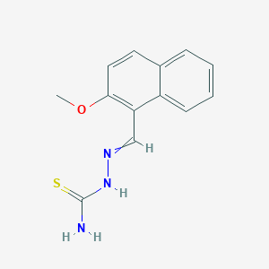 [(2-Methoxynaphthalen-1-yl)methylideneamino]thiourea - 