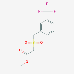 (3-Trifluoromethyl-phenylmethanesulfonyl)acetic acid methyl ester - 