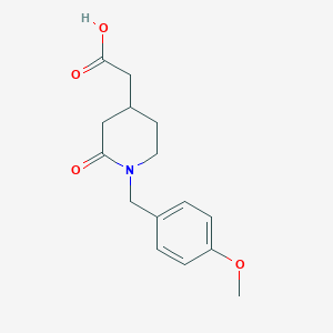 2-(1-(4-Methoxybenzyl)-2-oxopiperidin-4-yl)acetic acid - 