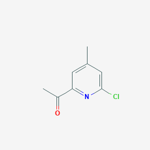 1-(6-Chloro-4-methylpyridin-2-YL)ethanone - 