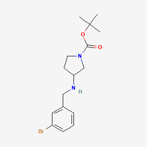 3-(3-Bromo-benzylamino)-pyrrolidine-1-carboxylic acid tert-butyl ester - 887578-25-8