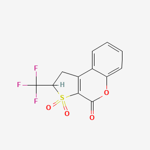 1,2-Dihydro-2-trifluoromethyl-4H-thieno-[2,3-C]-chromene-3,3,4-trione - 