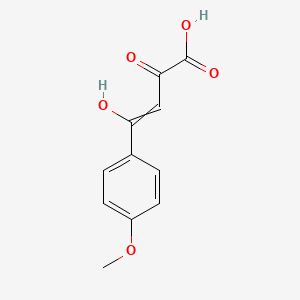 2-Butenoic acid, 2-hydroxy-4-(4-methoxyphenyl)-4-oxo-, (2Z)- - 147670-82-4