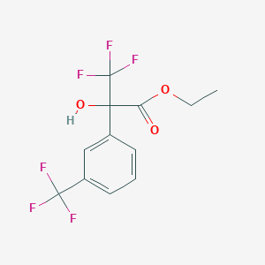 3,3,3-Trifluoro-2-hydroxy-2-(3-trifluoromethylphenyl)propionic acid ethyl ester - 