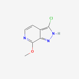 3-Chloro-7-methoxy-1H-pyrazolo[3,4-c]pyridine - 