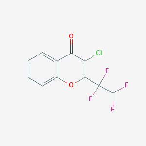 3-Chloro-2-(1,1,2,2-tetrafluoroethyl)chromone - 