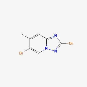 2,6-Dibromo-7-methyl-[1,2,4]triazolo[1,5-A]pyridine - 