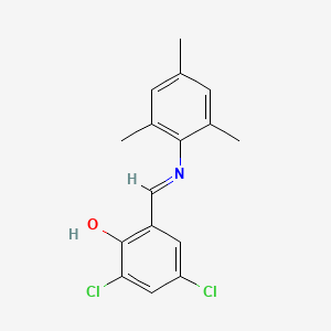 2,4-Dichloro-6-[(mesitylimino)methyl]phenol - 
