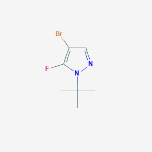 4-bromo-1-tert-butyl-5-fluoro-1H-pyrazole - 