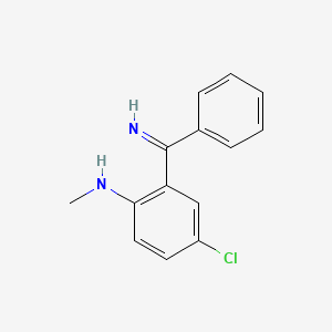2-(Methylamino)-5-chlorobenzophenone imine - 5606-40-6