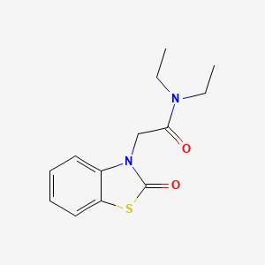 3(2H)-Benzothiazoleacetamide, N,N-diethyl-2-oxo- - 14015-97-5