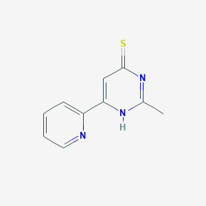 2-methyl-6-(pyridin-2-yl)pyrimidine-4(3H)-thione - 