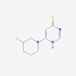 6-(3-methylpiperidin-1-yl)pyrimidine-4(3H)-thione - 