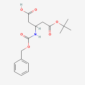 3-(((Benzyloxy)carbonyl)amino)-5-(tert-butoxy)-5-oxopentanoic acid - 