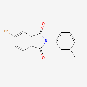 5-bromo-2-(3-methylphenyl)-1H-isoindole-1,3(2H)-dione - 82104-68-5