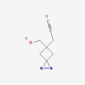 (5-(Prop-2-yn-1-yl)-1,2-diazaspiro[2.3]hex-1-en-5-yl)methanol - 