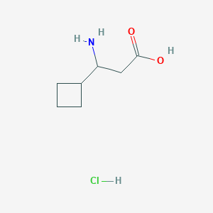 3-Amino-3-cyclobutylpropanoic acid hydrochloride - 