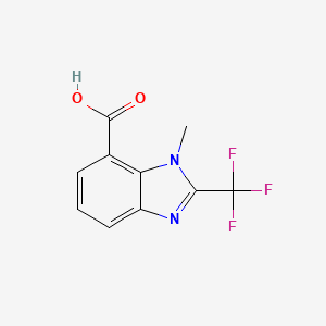 1-Methyl-2-(trifluoromethyl)-1H-benzo[d]imidazole-7-carboxylic acid - 