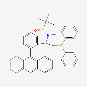 [S(R)]-N-[(1S)-1-[2-(9-Anthracenyl)phenyl]-2-(diphenylphosphino)ethyl]-N,2-dimethyl-2-propanesulfinamide - 