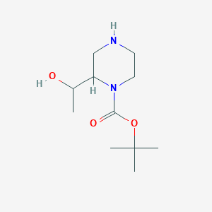 (S)-tert-Butyl 2-((S)-1-hydroxyethyl)piperazine-1-carboxylate - 