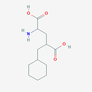 2-Amino-4-(cyclohexylmethyl)pentanedioic acid - 