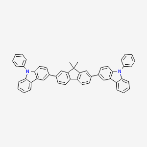 3,3'-(9,9-Dimethyl-9H-fluorene-2,7-diyl)bis(9-phenyl-9H-carbazole) - 