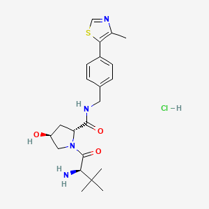 (2R,4S)-1-((R)-2-Amino-3,3-dimethylbutanoyl)-4-hydroxy-N-(4-(4-methylthiazol-5-yl)benzyl)pyrrolidine-2-carboxamide hydrochloride - 
