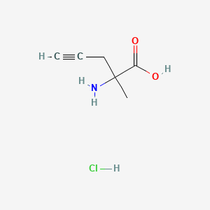 2-Amino-2-methylpent-4-ynoic acid hydrochloride - 