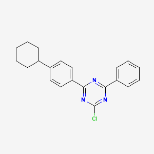 2-Chloro-4-(4-cyclohexylphenyl)-6-phenyl-1,3,5-triazine - 